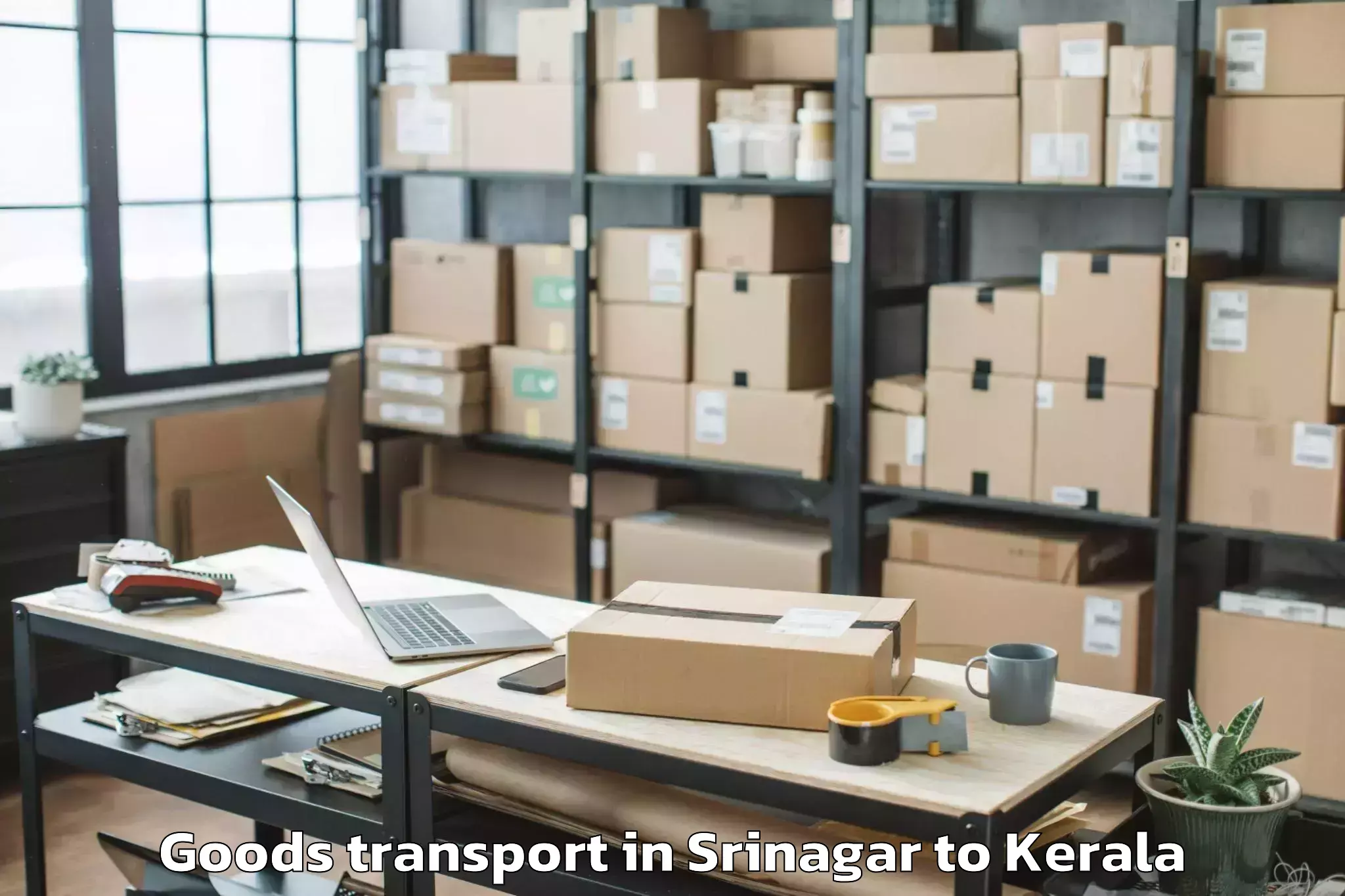 Hassle-Free Srinagar to Edappal Goods Transport